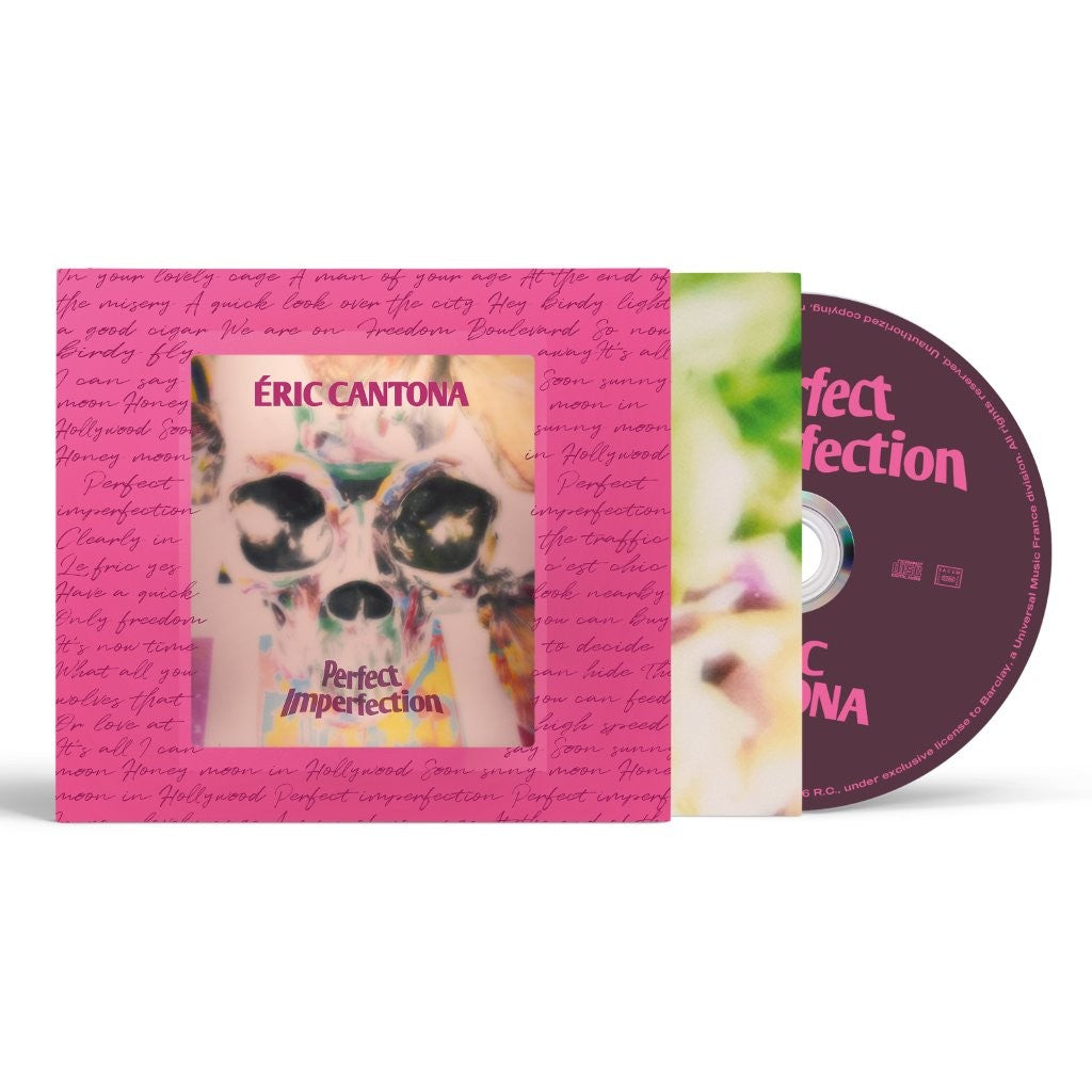 Eric Cantona album "Perfect Imperfection" CD with bird imagery.