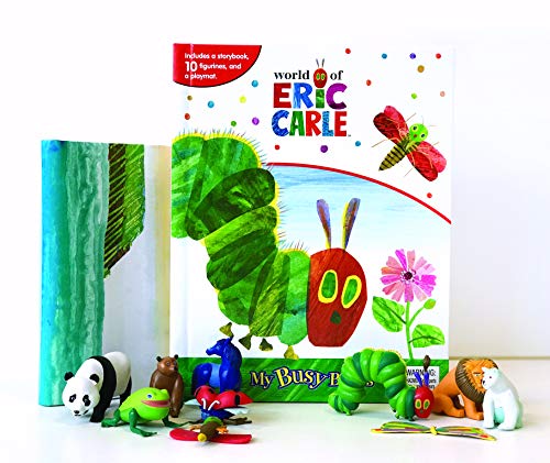 World of Eric Carle My Busy Book with storybook, playmat, and ten animal figurines.