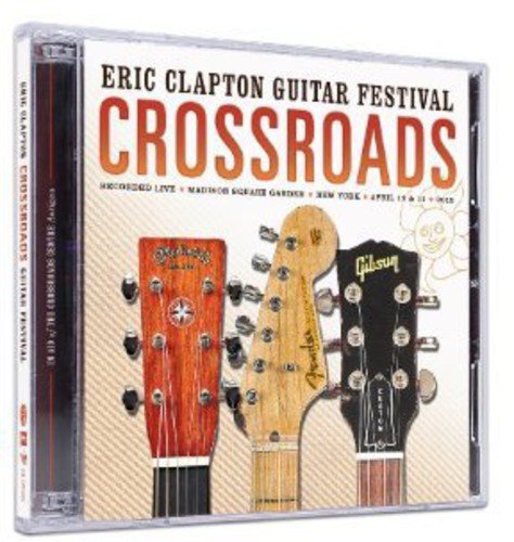Eric Clapton “Crossroads Guitar Festival 2013” CD with guitar imagery.