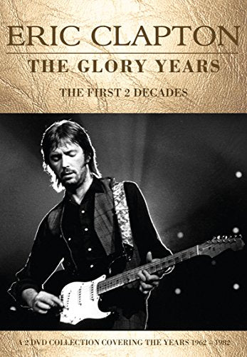 Eric Clapton playing an electric guitar on a black and white DVD cover.