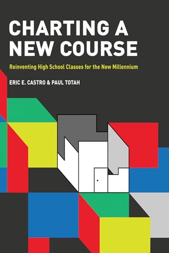 Book cover: "Charting a New Course" with abstract geometric shapes.