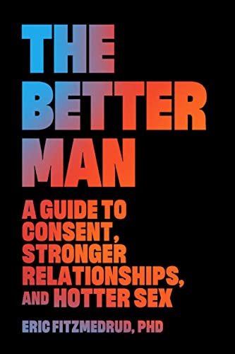 Book cover with bold, colorful text: "The Better Man" and author name.