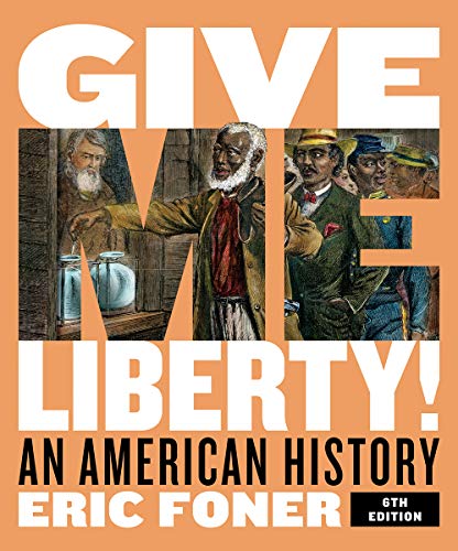 Book cover: "Give Me Liberty!" with historical figures in collage.