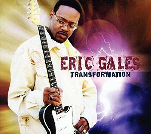 Eric Gales holds a guitar, album cover with lightning and text.