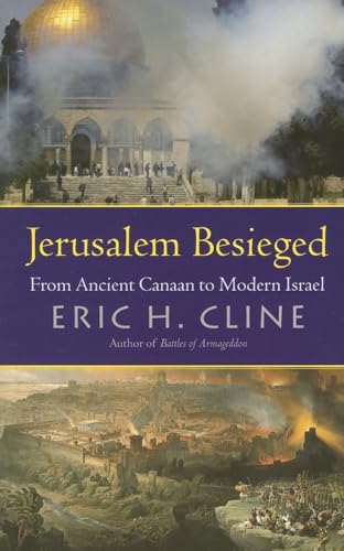 Book cover: “Jerusalem Besieged” showing the Dome of the Rock and battle scene.