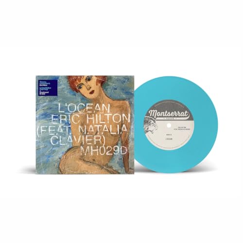 Vinyl record and cover art for Eric Hilton’s “Locean” featuring Natalia Clavier.