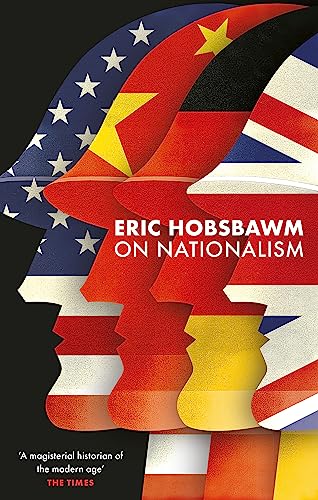 Book cover: profile silhouettes filled with national flags, title "On Nationalism".