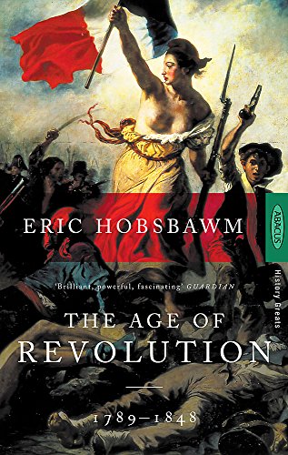 Book cover: "The Age of Revolution" depicts a revolutionary scene.