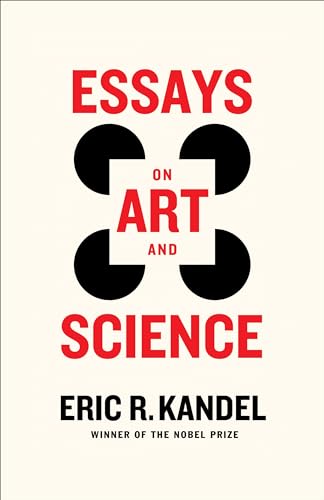 Book cover: "Essays on Art and Science" by Eric R. Kandel, red text.