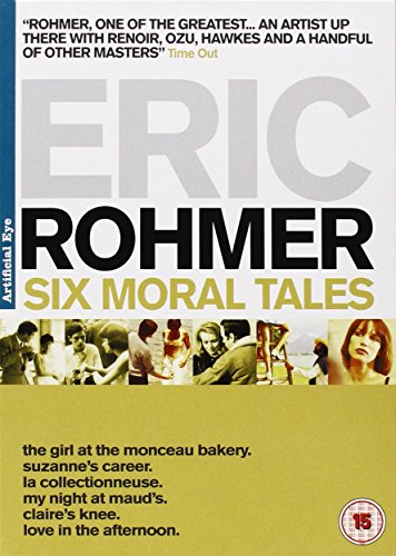 DVD cover for Eric Rohmer’s “Six Moral Tales” with film stills.