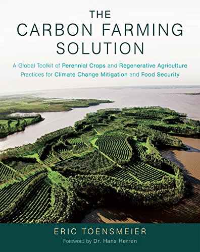 Book cover depicting aerial view of agricultural land and waterways.