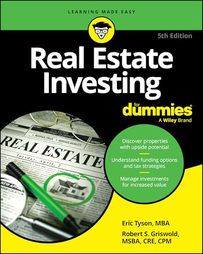 Book cover: “Real Estate Investing For Dummies,” 5th Edition.