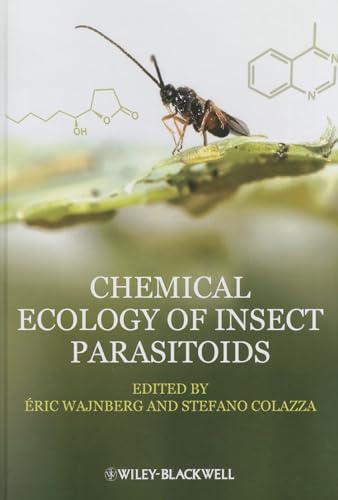 Book cover: "Chemical Ecology of Insect Parasitoids" with wasp and molecules.