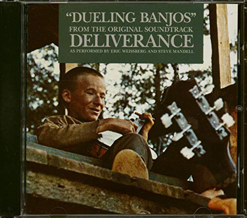 CD cover for "Dueling Banjos" soundtrack featuring a man playing banjo.