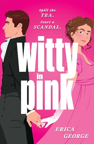 Book cover: two illustrated figures in Regency-era attire, pink background.