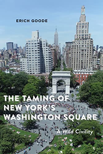 Book cover featuring Washington Square Arch and surrounding New York City buildings.