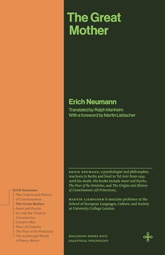Book cover for The Great Mother by Erich Neumann with orange and dark green panels.