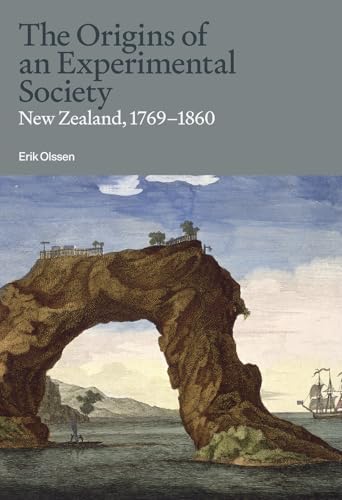 Book cover: “The Origins of an Experimental Society” with coastal landscape.