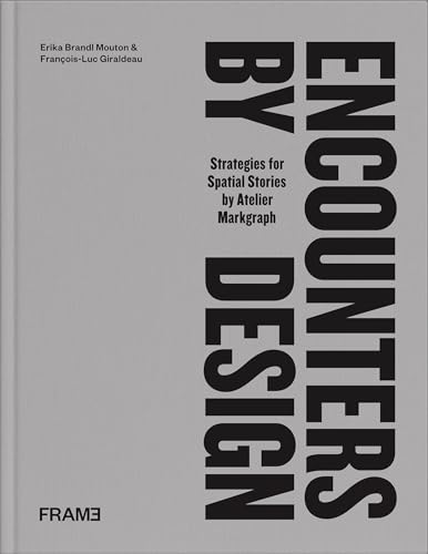 Book cover: "Encounters by Design" with bold, vertical black text on gray.
