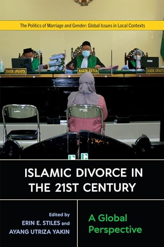 Book cover: "Islamic Divorce in the 21st Century," courtroom scene.