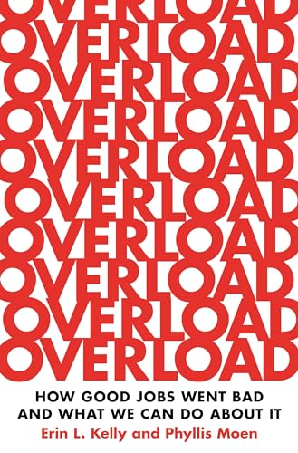 Book cover with red repeating "OVERLOAD" text and black subtitle on white background.