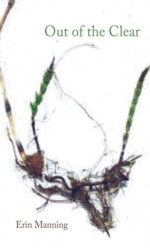 Book cover, “Out of the Clear”, featuring close-up plant imagery.