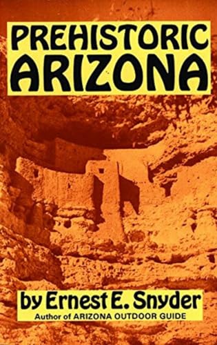 Book cover: “Prehistoric Arizona” with image of ancient cliff dwellings.