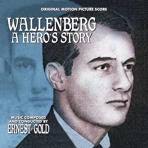 CD cover for "Wallenberg: A Hero's Story" featuring a portrait of Raoul Wallenberg.