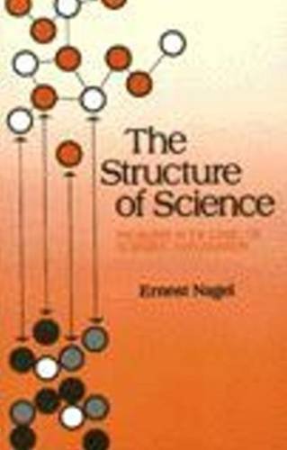 Book cover: "The Structure of Science" with abstract orange and white design.