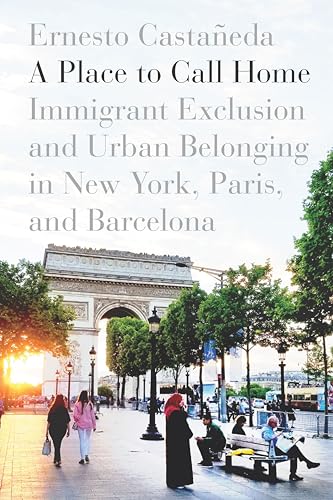 Book cover with the Arc de Triomphe and people walking in Paris.