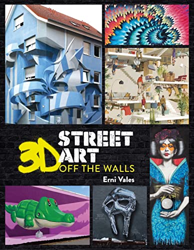 Book cover featuring diverse 3D street art illusions and portraits.