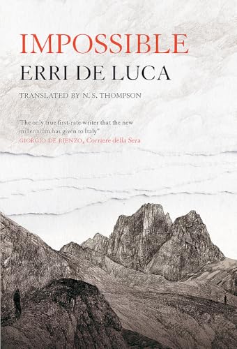 Book cover: "Impossible" by Erri De Luca, with mountain landscape.