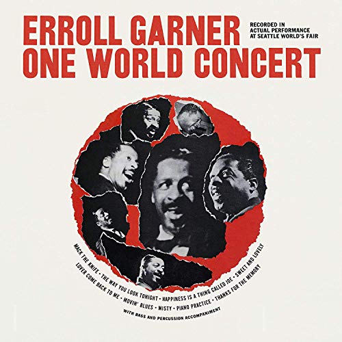 "Album cover with red title, black-and-white collage, and tracklist on a beige background."