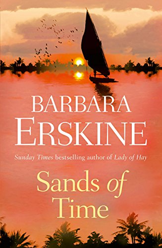 Book cover: sailboat silhouette against a vibrant orange sunset seascape.