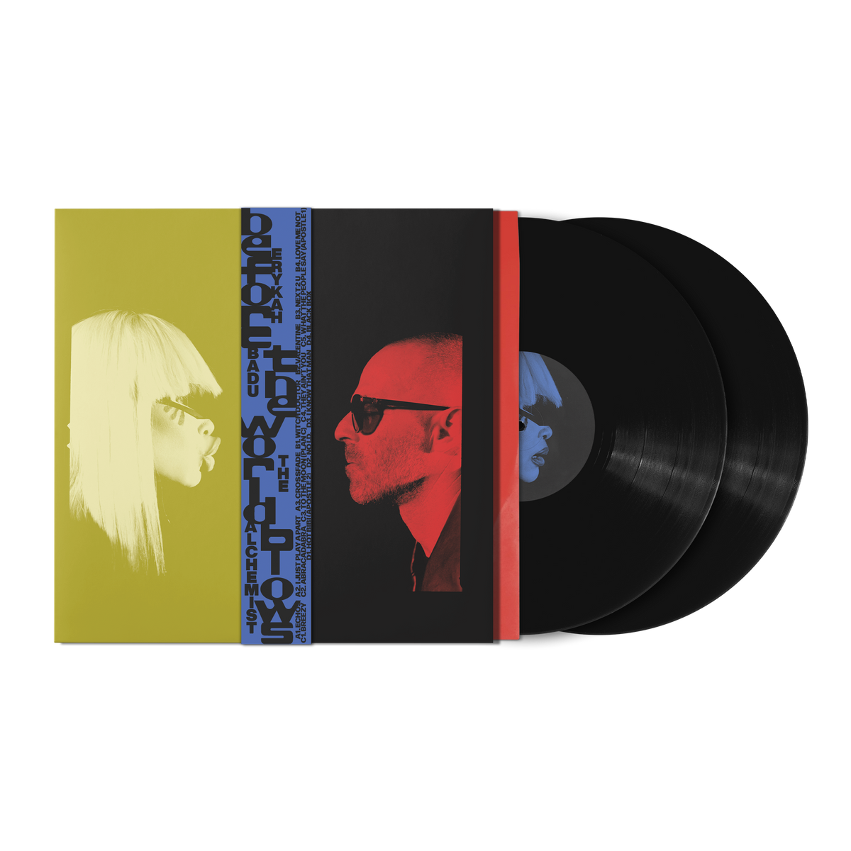 Erykah Badu album "Before the World Blows" vinyl record set.