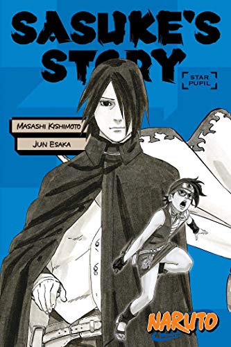 Book cover featuring Sasuke Uchiha from the Naruto series.