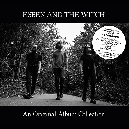 CD album cover for Esben and the Witch featuring a band photo and text.