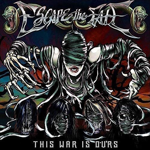 CD cover for Escape the Fate’s “This War Is Ours” with dark imagery.