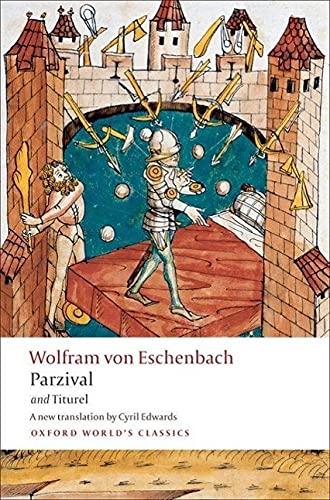 Book cover featuring a medieval illustration of a knight in armor facing weaponry.
