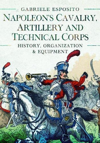 Book cover depicting Napoleonic cavalry with a soldier, trumpet, and sword.