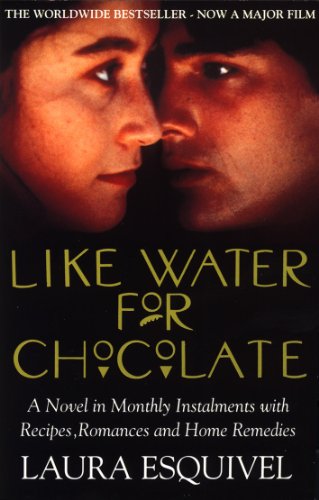 Book cover featuring two faces and the title "Like Water For Chocolate".