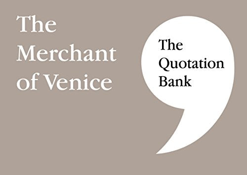 Book cover: “The Merchant of Venice” quotation bank for GCSE English.