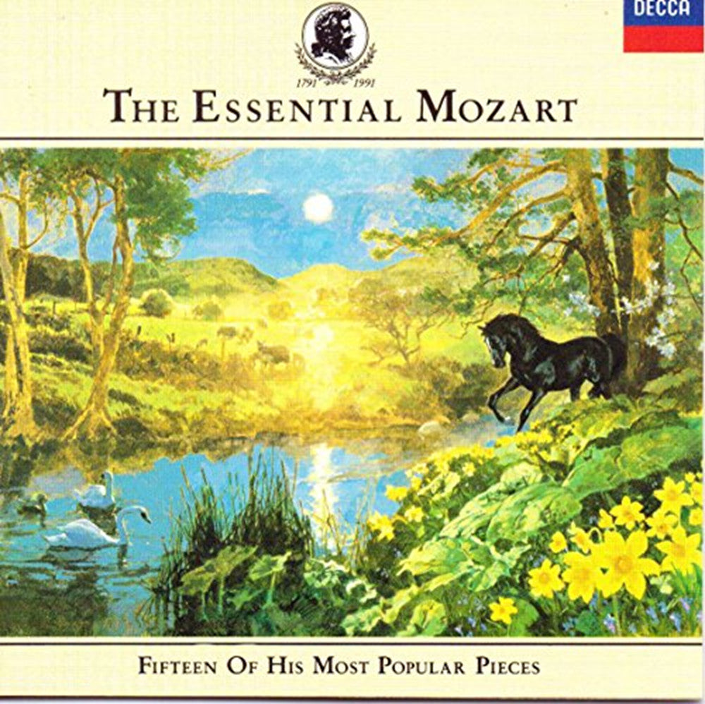 CD cover: pastoral landscape with a horse, swan, and yellow flowers.