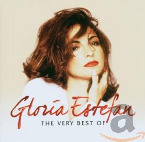 CD cover featuring portrait of Gloria Estefan with red text.