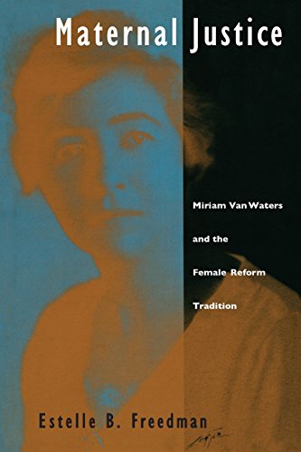 Book cover: "Maternal Justice" featuring a portrait of a woman.