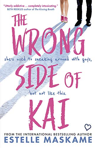 Book cover: “The Wrong Side of Kai” with shadows of two people.