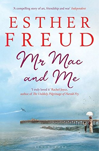 Book cover: "Mr Mac and Me" by Esther Freud, with seaside scene.