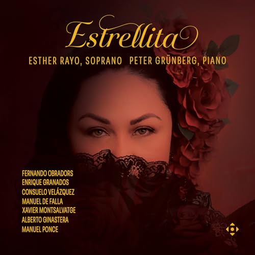 CD cover: portrait of a woman with roses, title “Estrellita”.
