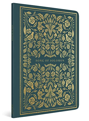 Dark teal journal with gold floral design and “Song of Solomon” text.