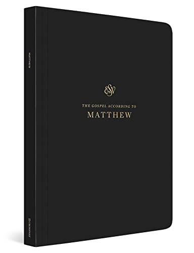 Black paperback journal titled “The Gospel According to Matthew.”